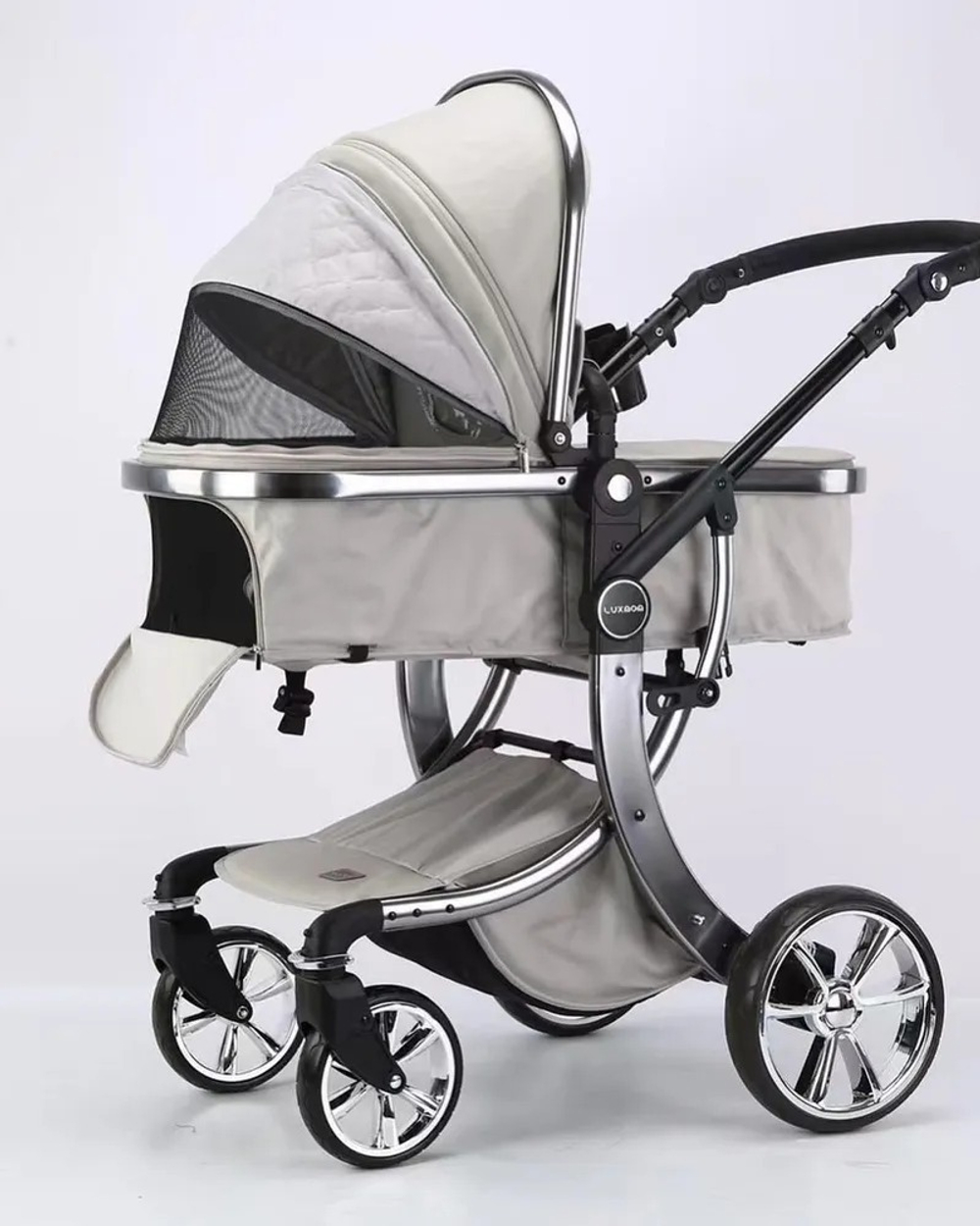 Коляска 2 в 1 Dalux 608 экокожа