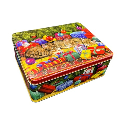 Банка с крышкой Котята с подарками