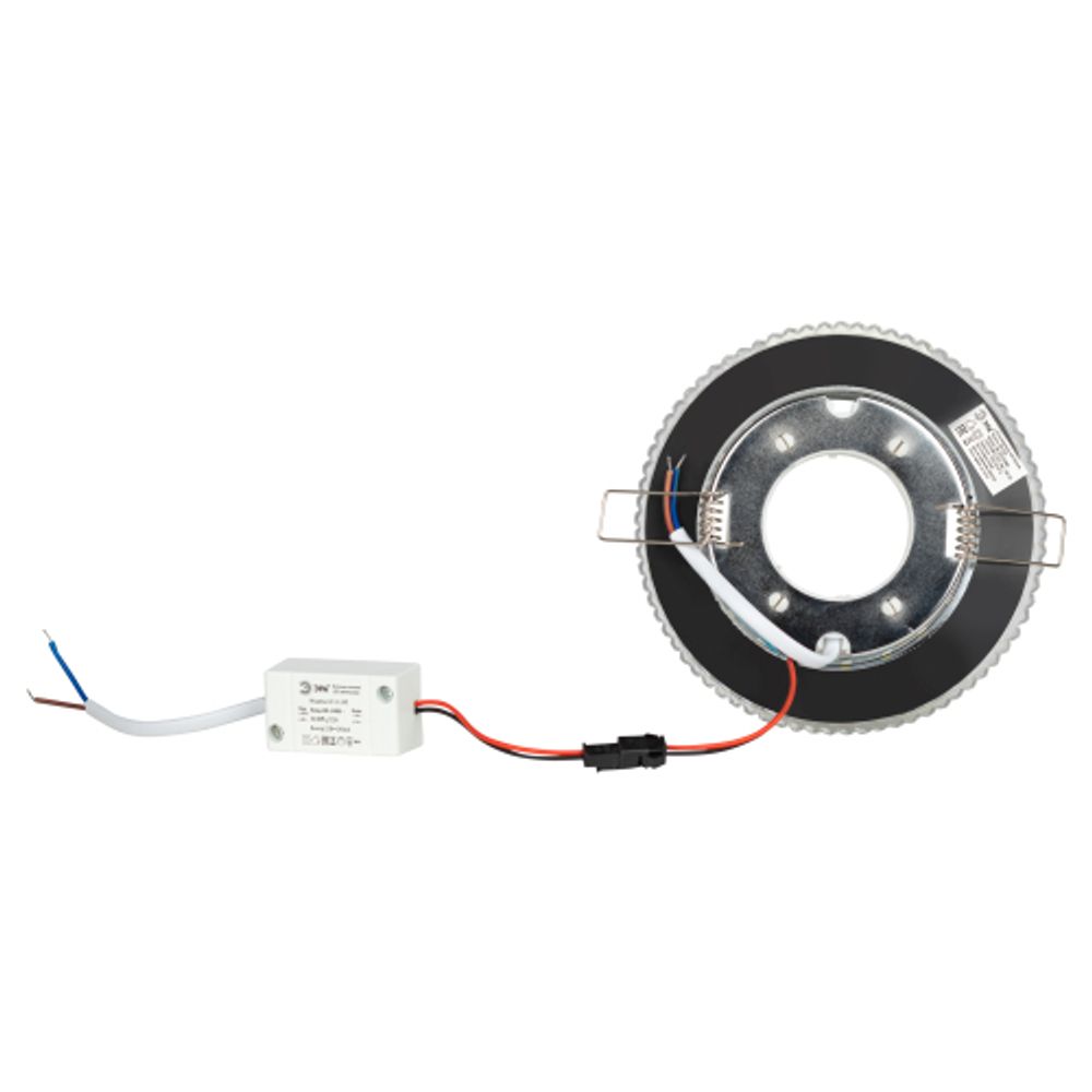 DK LD26 SL/WH Светильник ЭРА декор cо светодиодной подсветкой Gx53, прозрачный