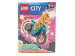 Конструктор LEGO City Stuntz, 60310, Трюковый мотоцикл с цыплёнком