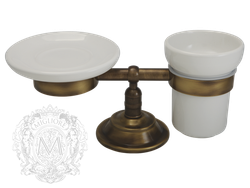 Стакан и мыльница настольные Migliore Mirella ML.MRL-M067