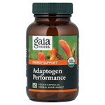 Gaia Herbs, Adaptogen Performance, грибы и травы, 60 веганских капсул