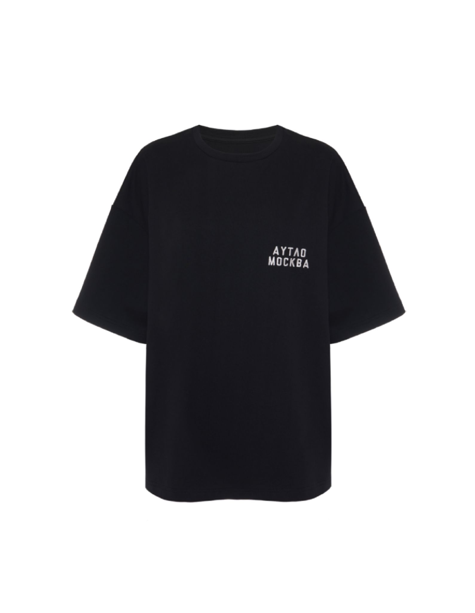 Black oversized t-shirt | Outlaw Moscow