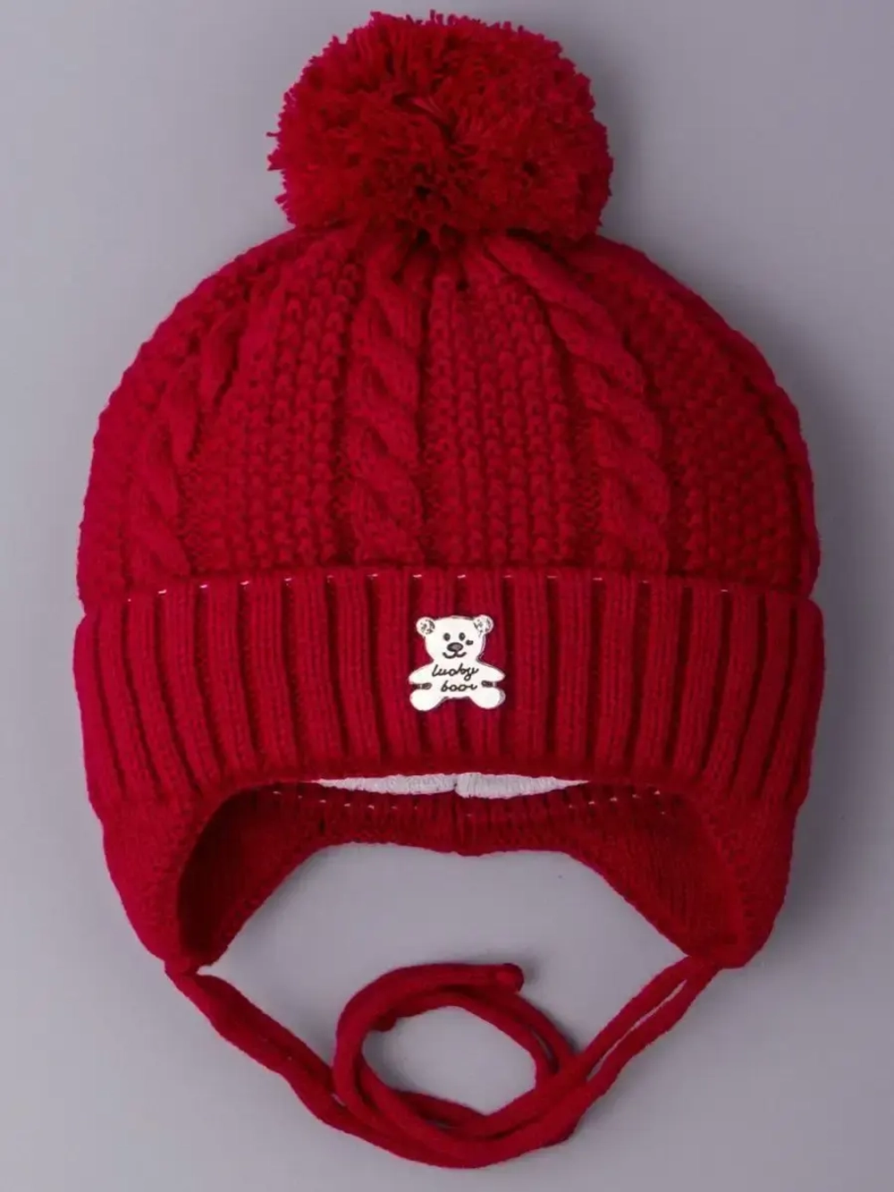 Шапка вязаная демисезонная для детей