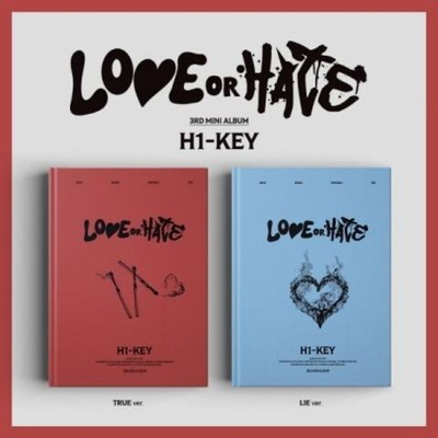 Альбом H1-KEY - LOVE OR HATE 3rd Mini Album 2 Version SET