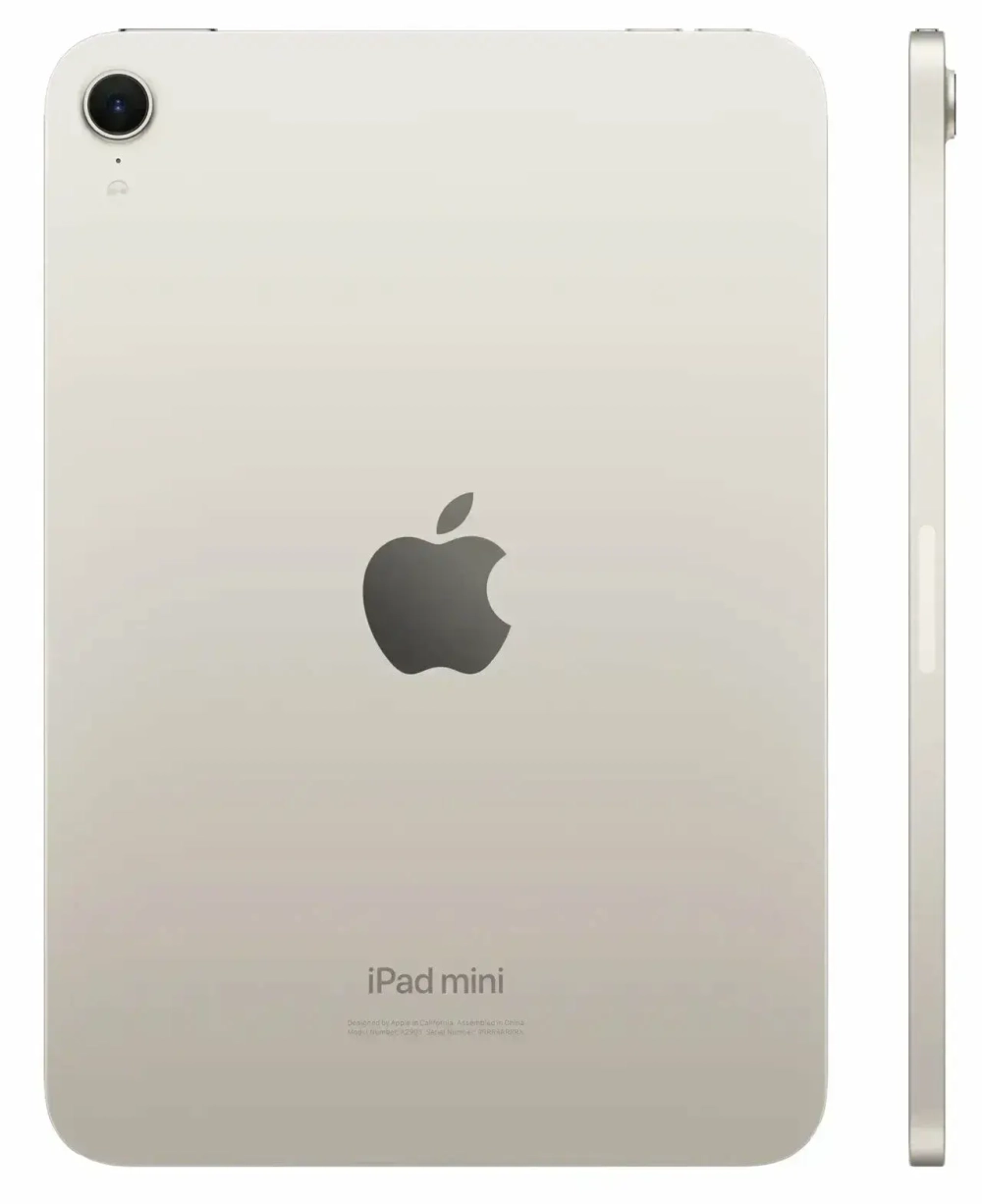 Планшет Apple iPad mini (2024) 128 ГБ Wi-Fi, сияющая звезда