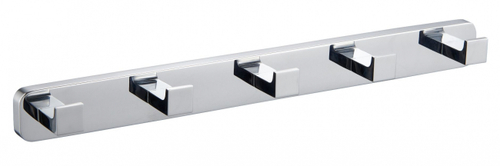 Вешалка с 5 крючками для ванной WONZON & WOGHAND, Хром (WW-9555)