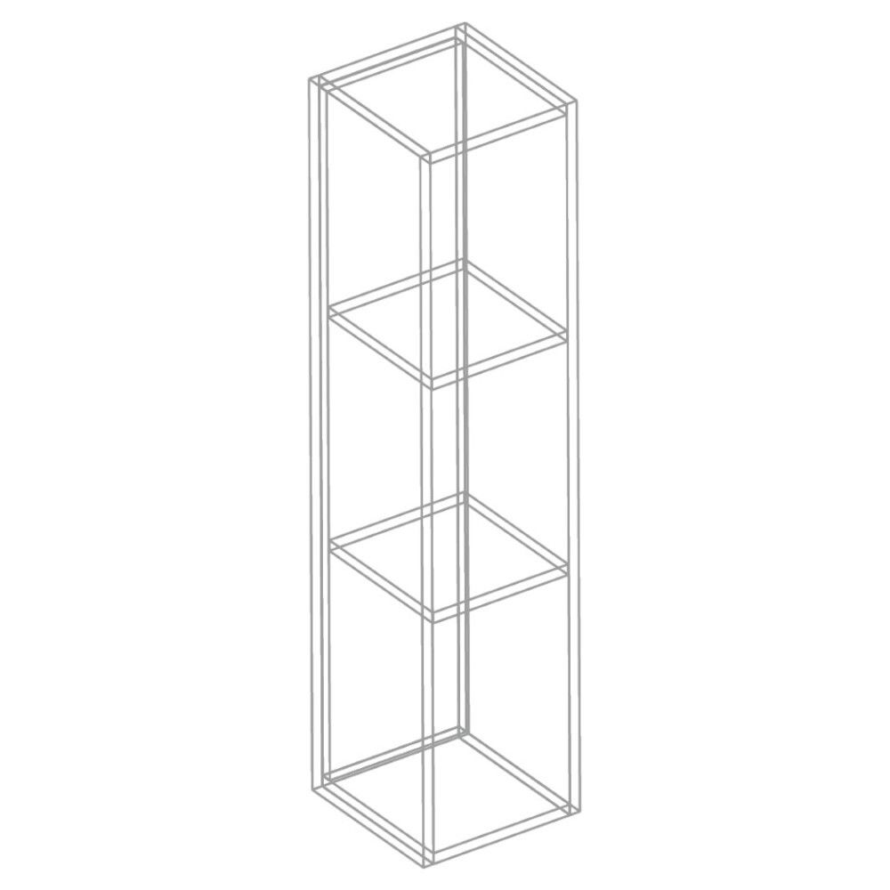 Стеллаж малый МС "Сандра" (Дуб баррик)