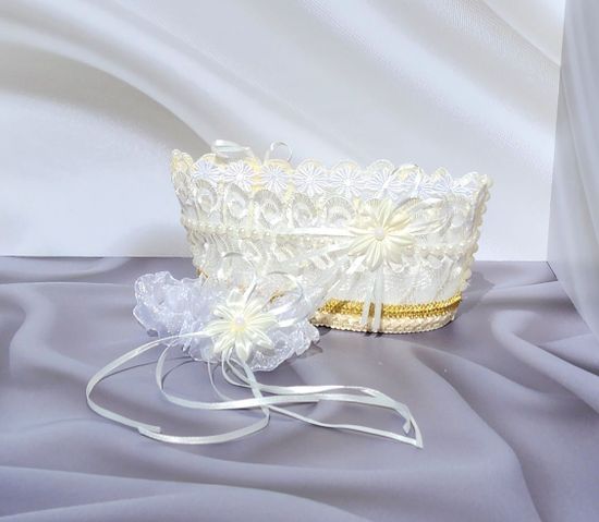 Корзина для бутылок свадебного шампанского Жених и Невеста