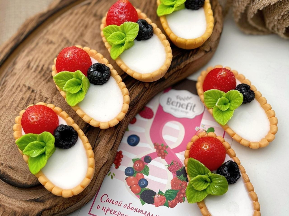 Мини-мыло «Клубничка со сливками»