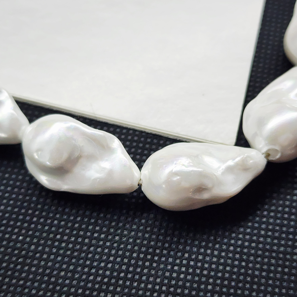 Жемчуг Майорка, капля барокко 26×13мм, штучно