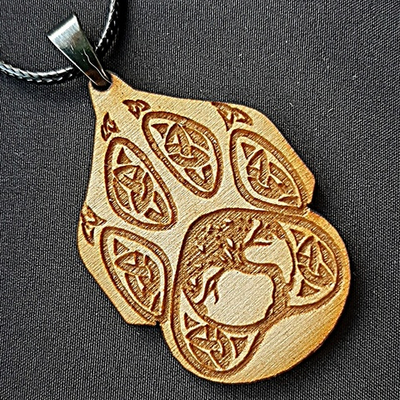 Печать Велеса - четырехпалая. Лапа Волка