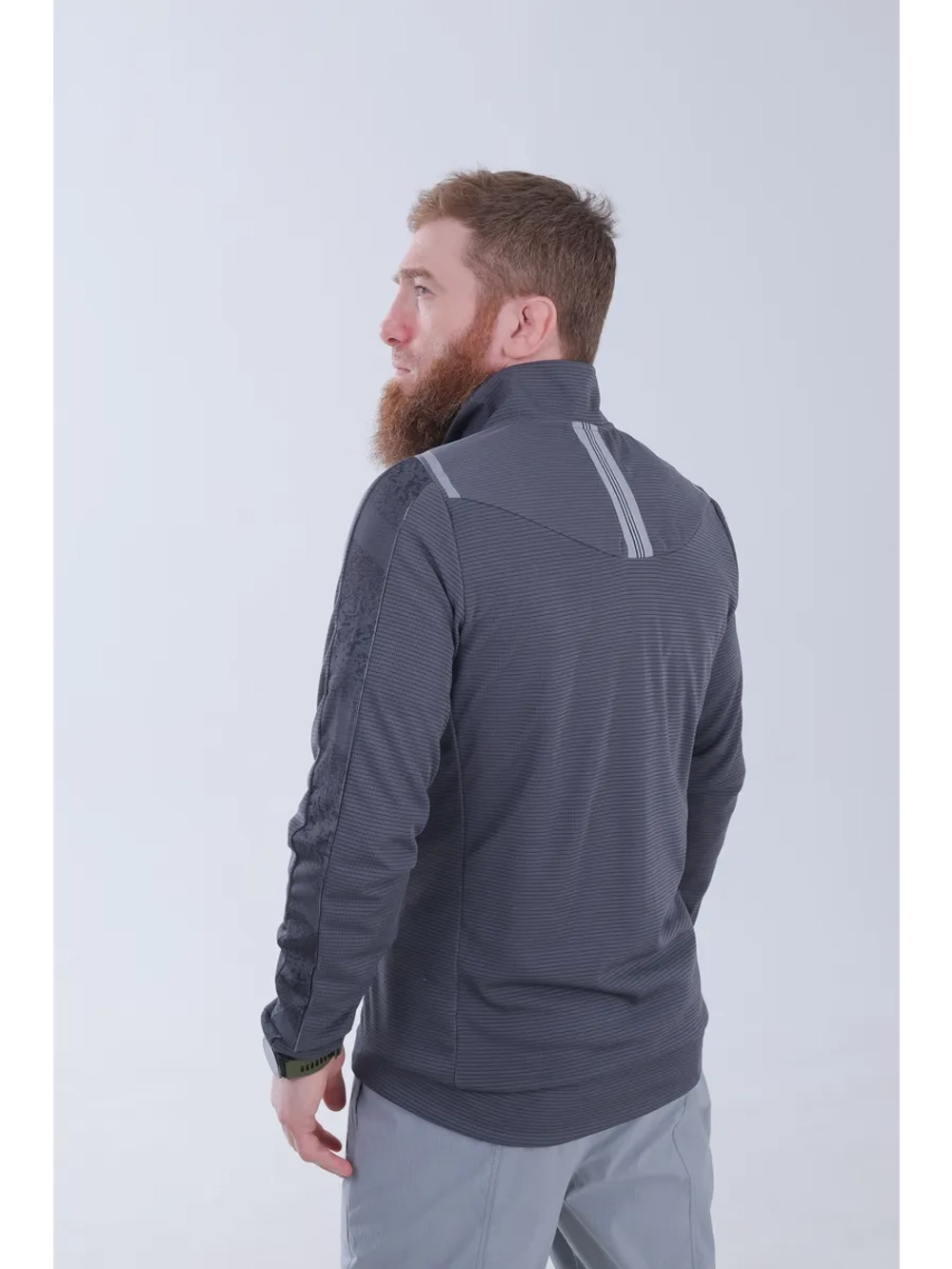 Куртка мастерка из ткани рипстоп