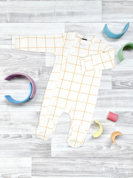 Комбинезон Mjölk Sleep and Play Клетка