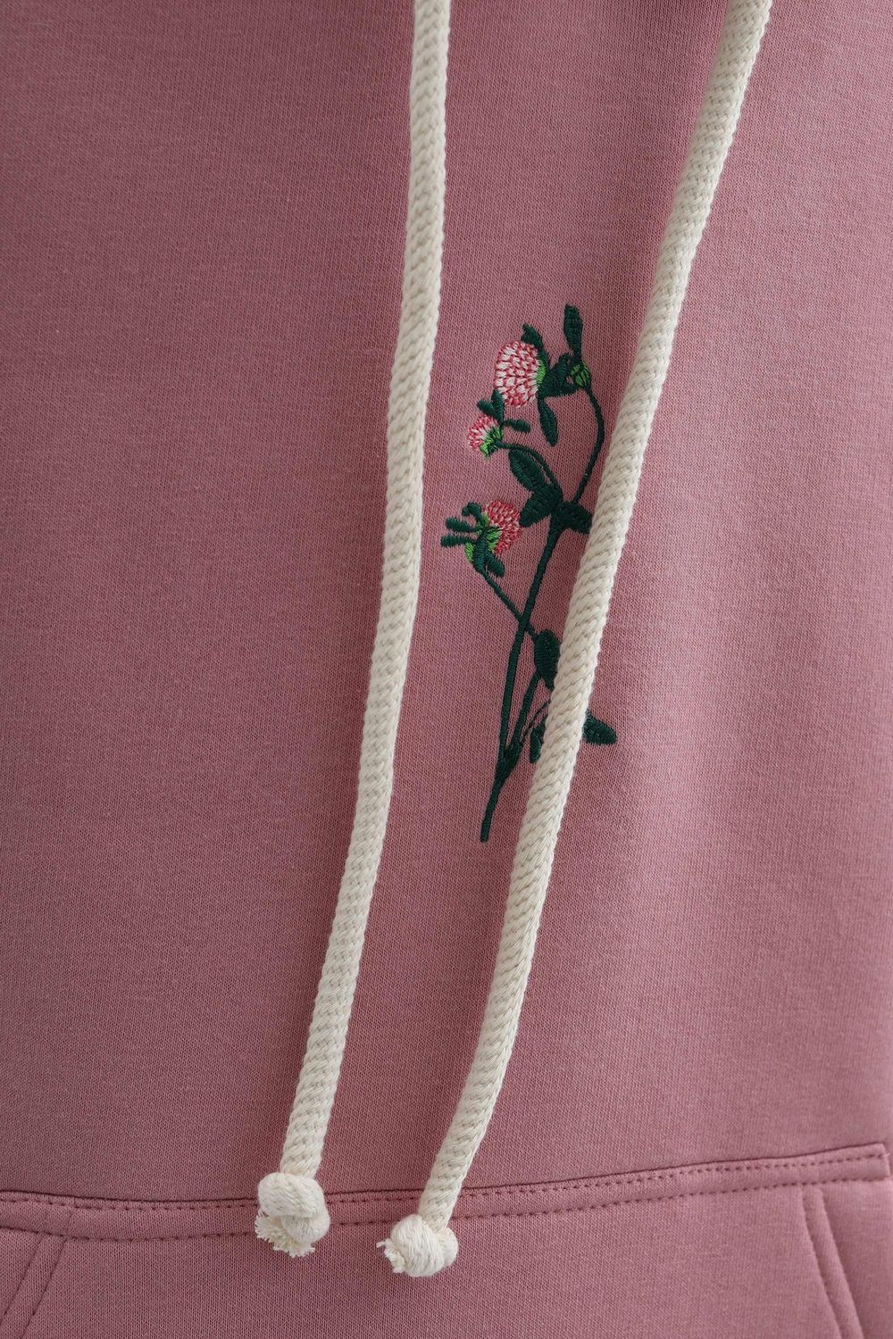 Худи Гербарий Warm Клевер Розовый