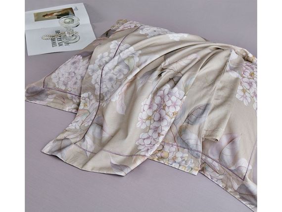 Комплект с ЛЕТНИМ одеялом Asabella 2297 ФЛАНЕЛЬ с Тенселем