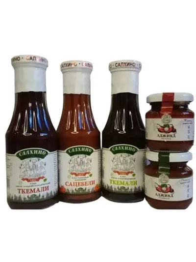 Набор из Ткемали, Сацебели, Аджики