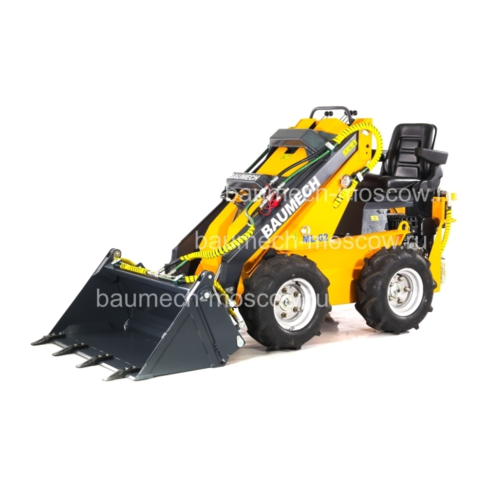 Baumech ML-02 Ковш челюстной 4 в 1, 110см, объём 130л с зубьями