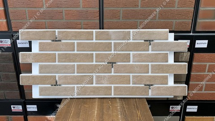 Клинкерная фасадная термопанель Paradyz Scandiano Ochra ППС