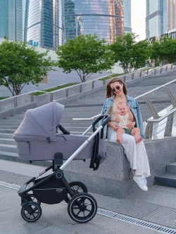 Коляска детская MOWBaby "ZOOM"PU (2в1) RA086
