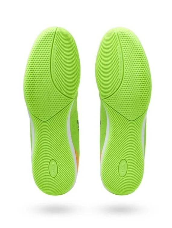 Бутсы футбольные Atemi SD550 INDOOR, синтетическая кожа, цвет салатовый, размер 44