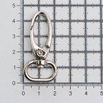 Карабин поворотный с рамкой 15мм (22*43мм) металл