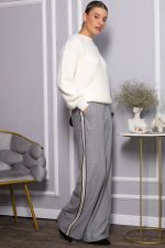 Брюки утепленные трикотажные Вильнюс (серые) Б14452-5М LT Collection