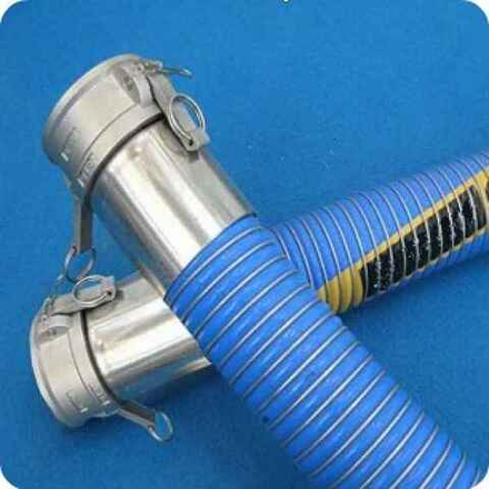 Рукав композитный для автоцистерн DN 080 Р=10 стальная спираль длина 4 м опрессованный