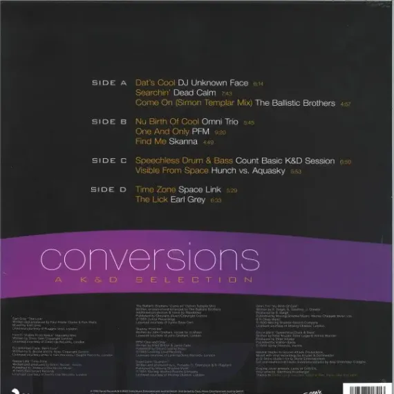 Kruder & Dorfmeister - Conversions - A K&D Selection - 2LP