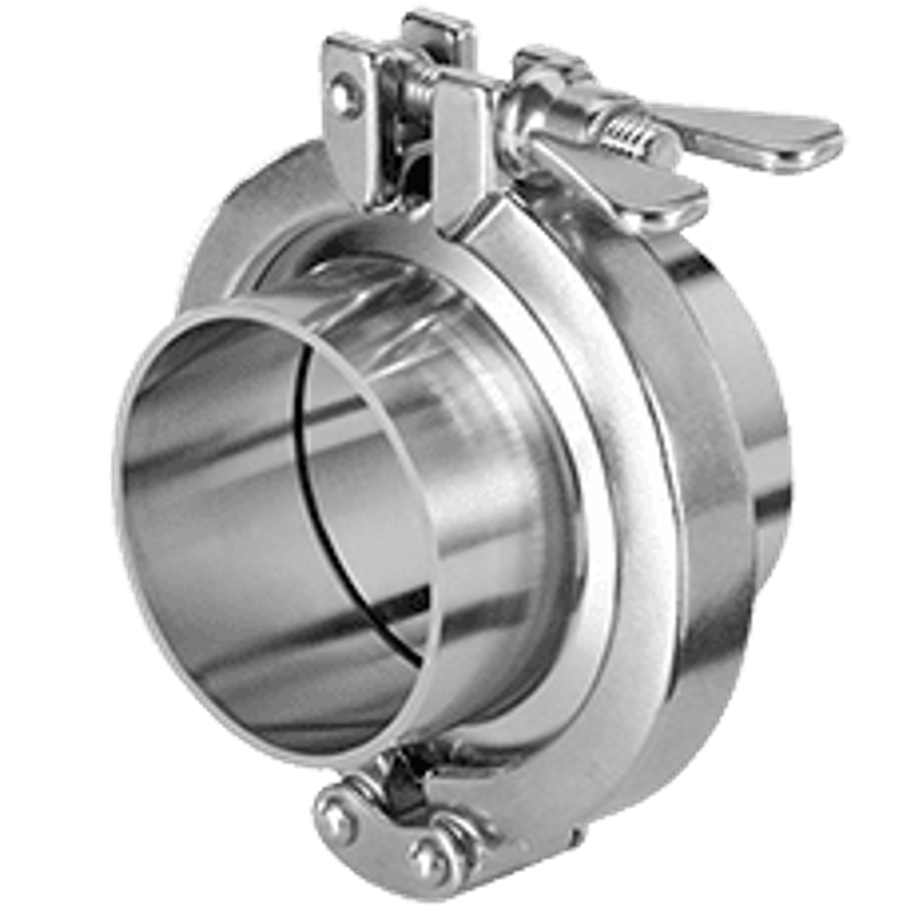 Clamp соединение в сборе DIN 32676, AISI 304, DN 100 (104мм)