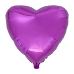 Воздушный шар Сердце 44см (Пурпурное)