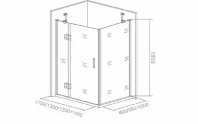 Душевой уголок Bas Saturn WTW 140*100*185 L