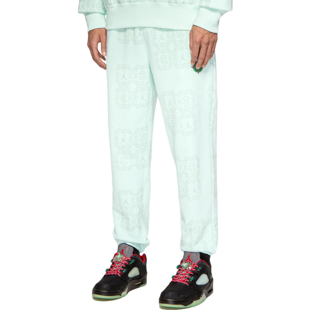 Jordan x CLOT Jade Fleece Sweatpants Light Green, DO0010-394