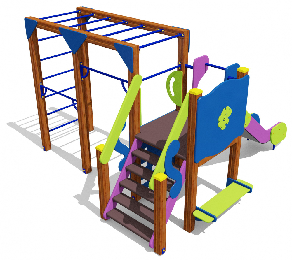Игровой комплекс 070731.21 для детей 4-6 лет для уличной площадки