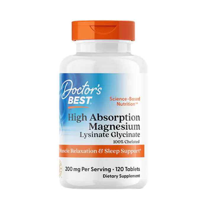 Магний с высокой усваиваемостью 100 мг, Magnesium 100 mg, Doctor&#39;s Best, 120 таблеток