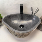 Раковина из речного камня RS-63571 (53*38*16) 0122