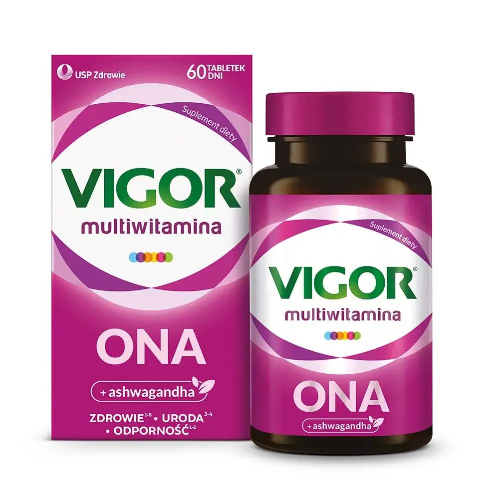 Мультивитаминная пищевая добавка Vigor Multivitamin ONA, 60 таблеток
