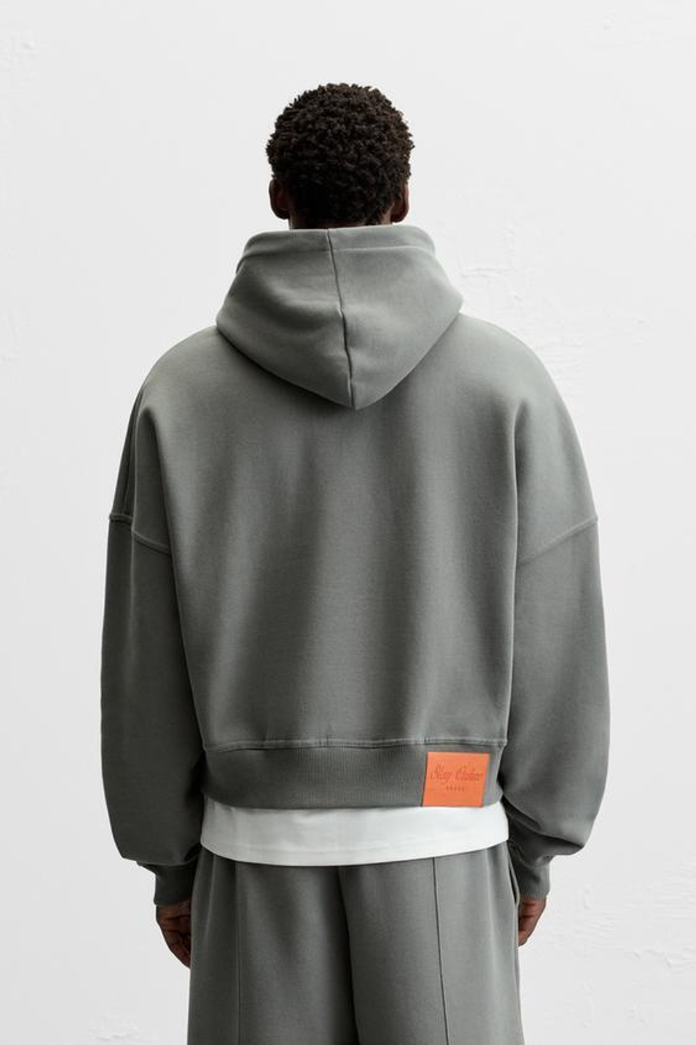 ZARA БРЮКИ WIDE FIT С ДЕКОРАТИВНЫМИ ШВАМИ, ВОДЯНИСТО-ГОЛУБОЙ