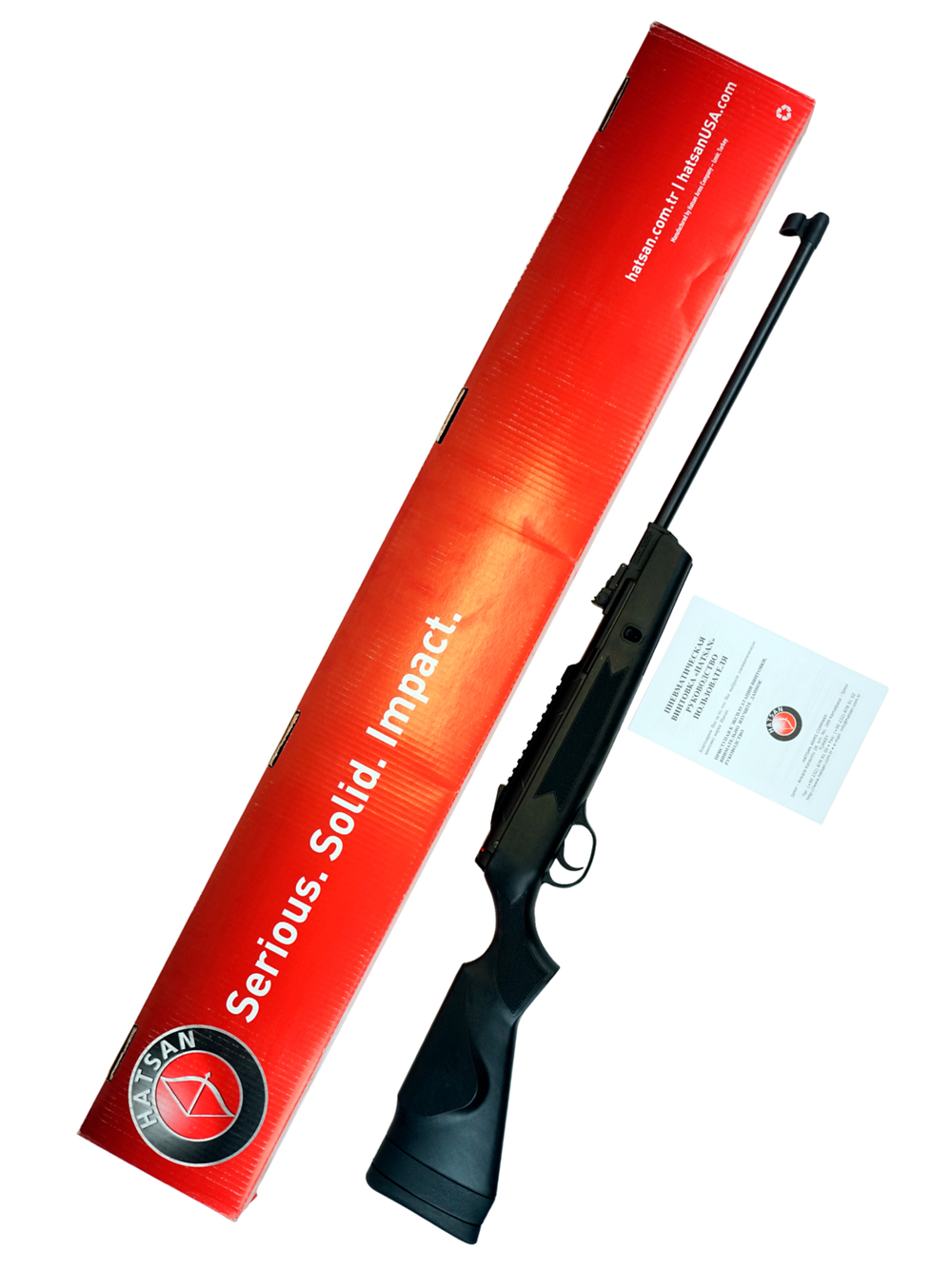 Винтовка пневматическая Hatsan Striker Alpha 3 Дж. Кал. 4,5мм (переломка. Пластик)
