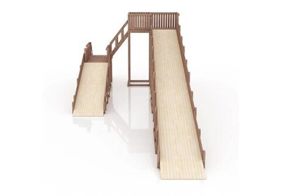 Зимняя горка "Метелица" 12 метров и 4,5 метра