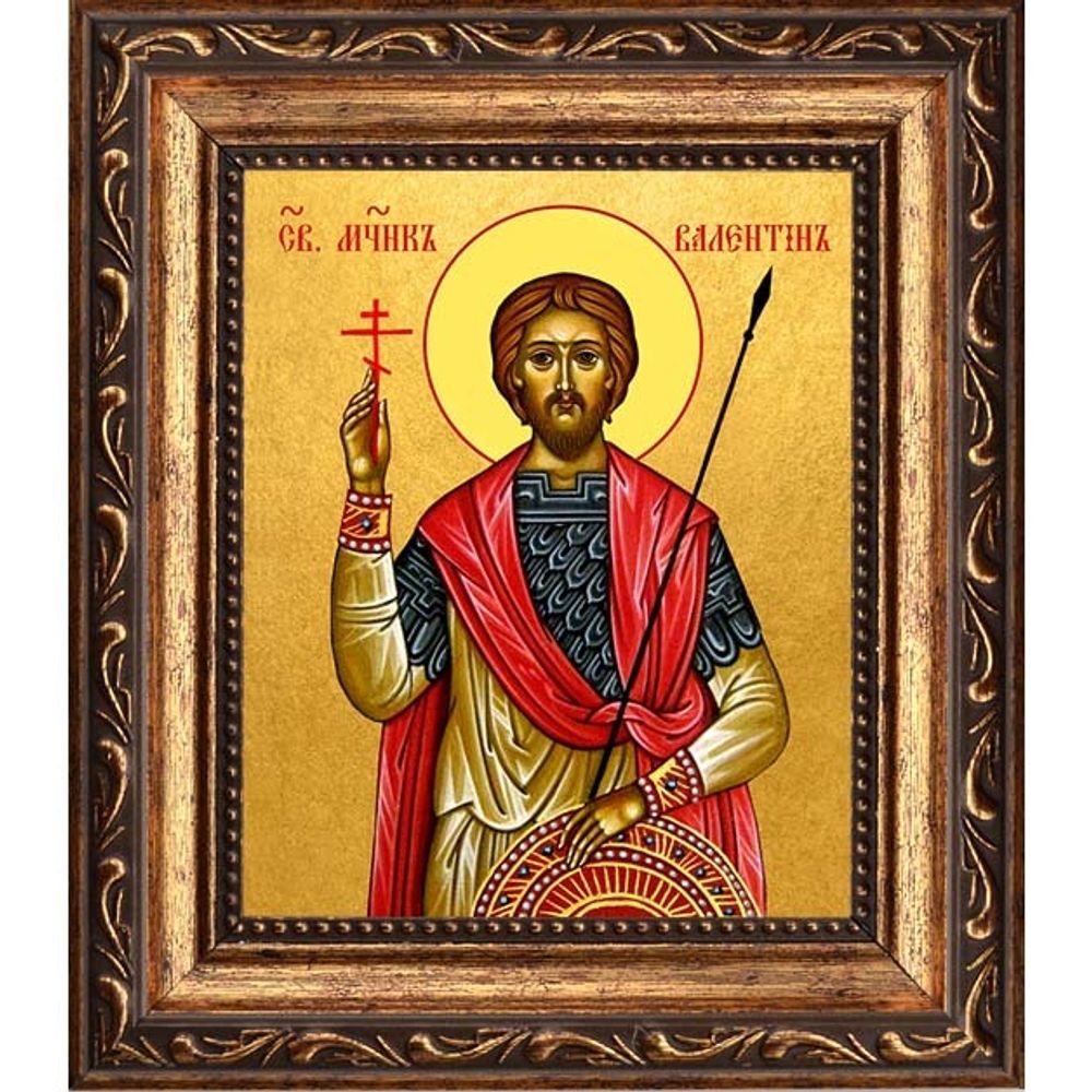 Валентин Доростольский Святой мученик. Икона на холсте.