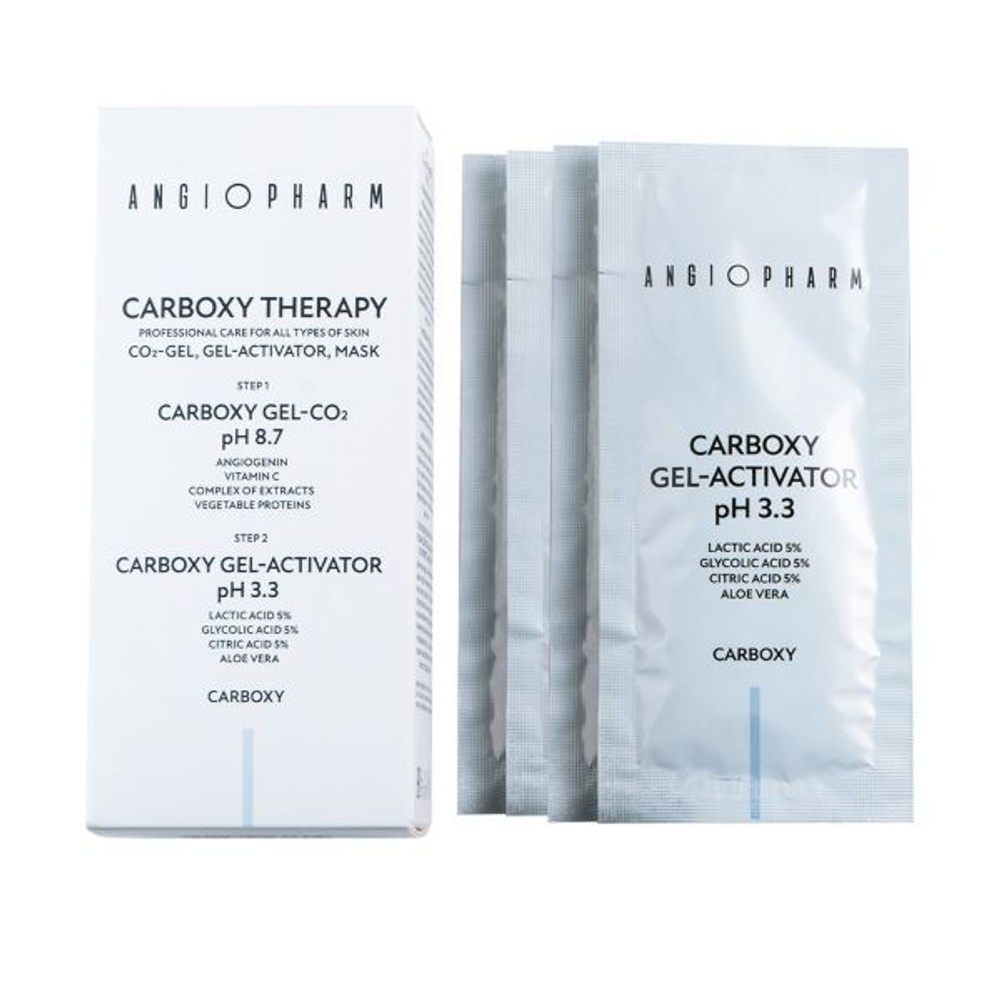 ANGIOPHARM НАБОР САШЕ ДЛЯ КАРБОКСИТЕРАПИИ, 3*15 мл | GEL-ACTIVATOR pH 3.3