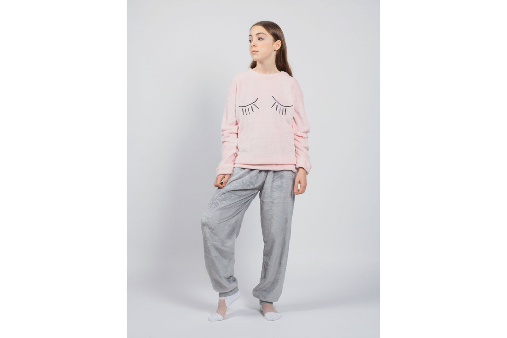 Пижама FunFur Реснички Розовый M