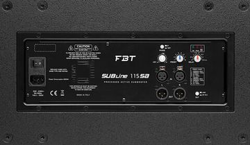 FBT SUBLINE 115SA - активный сабвуфер, 1400 Вт, динамик 15 дюймов