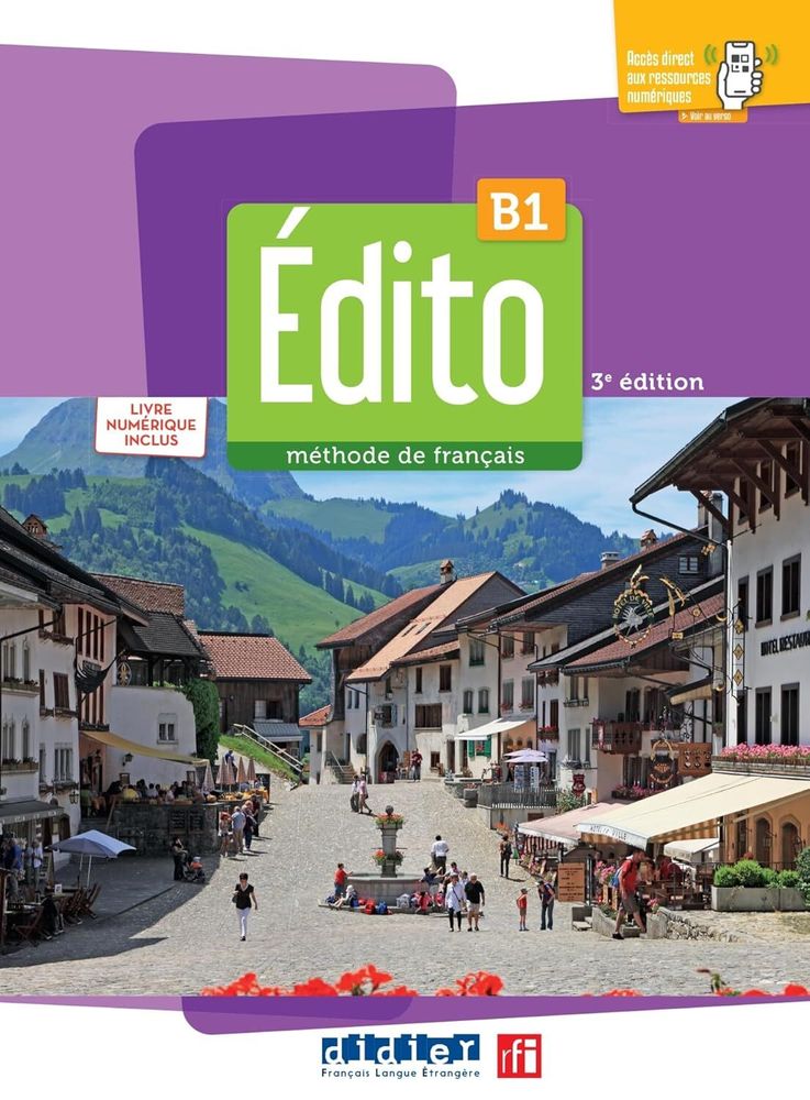Edito B1 - edition 2022-2024 - Livre + numerique inclus