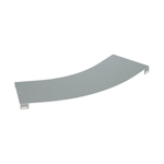 Крышка на угол горизонтальный 45?, осн.200, R-600, цинк-ламельная в комплекте с крепежными элементами и соединительными пластинами, необходимыми для монтажа