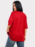 Футболка оверсайз больших размеров принт