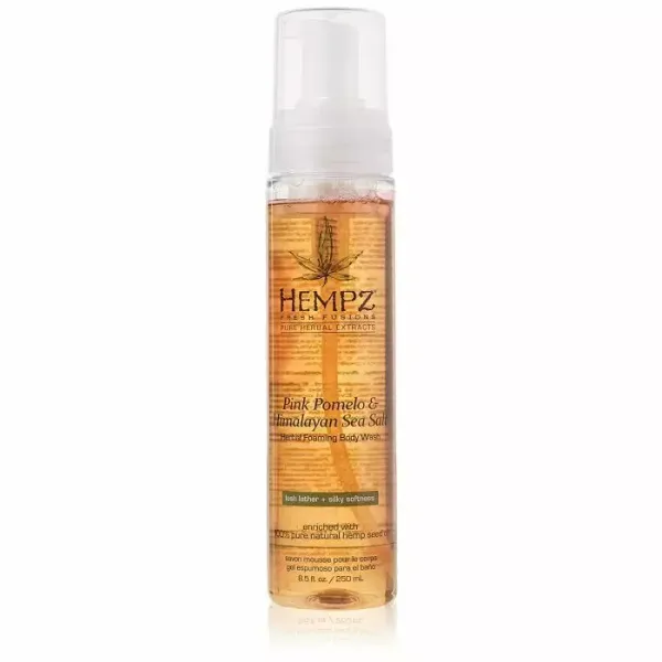 Hempz Pink Pomelo & Himalayan Sea Salt Herbal Foaming Body Wash 250мл - Гель-мусс для душа Розовый Помело и Гималайская Морская Соль