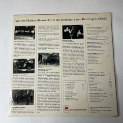 Винтажная виниловая пластинка LP Forum Junger Interpreten Matinee Konzerte 89 (Германия 1989)