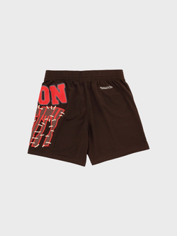Шорты Cactus Jack Travis Scott x Mitchell & Ness Boston University Basketball Brown